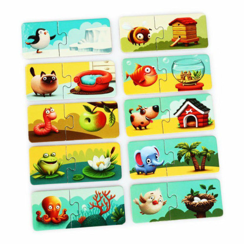 Náučné puzzle 20 dielikov Puzzlika - Môj domov