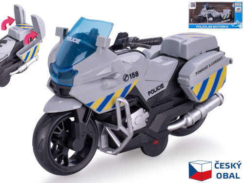Motorka policajná CZ 16 cm na spätný chod