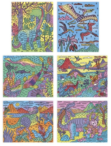 Sada maxi Maľovanie Dinosaurus Janod Atelier