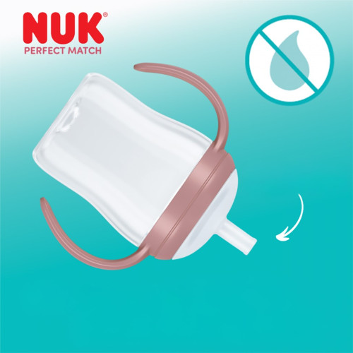 Dojčenská fľaša na učenie so slamkou 150 ml NUK Perfect Match