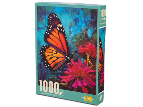 Puzzle motýľ 70x50cm 1000 dielikov