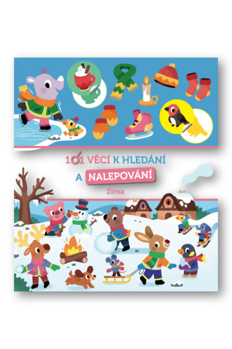 101 vecí na hľadanie a nalepovanie Zima