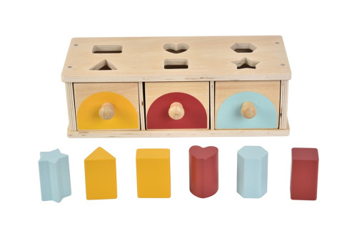 Triedenie tvarov Šuplíčky 2Kids Toys