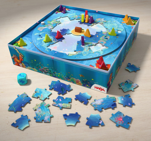 Hra a Puzzle 2v1 Morský vír od 6 rokov Haba