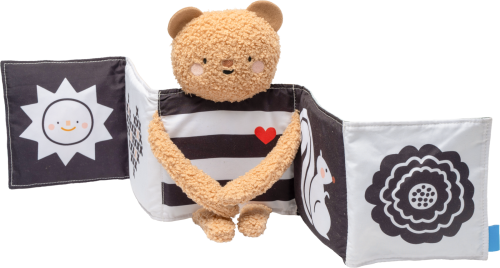 Medvedík plyšový s knižkou Snuggle Bear Taf Toys