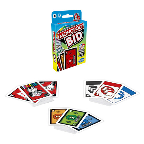 Kartová hra Monopoly Bid – väčšia berie