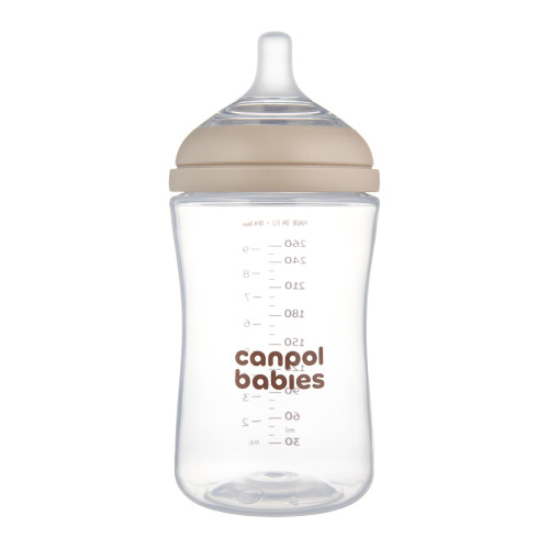 Fľaša antikoliková Natural Shape 260 ml Canpol babies