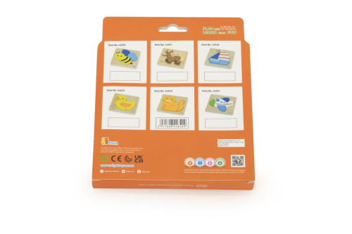 Drevené puzzle pre najmenších - mačička
