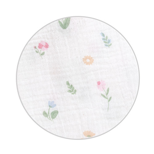Mušelínové - super mäkké plienky, 3 ks 70x70 cm Púdrová Flowers