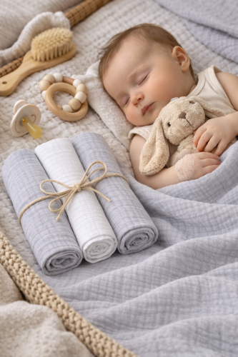 Mušelínové plienky 3 ks 70 x 80 cm BabyMatex