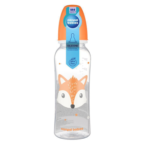 Fľaša úzkohrdlá Cute Animals 250 ml Canpol babies