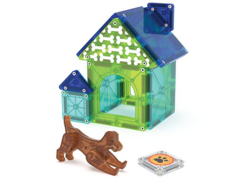 Magnetická stavebnica Dog House 13 dielov