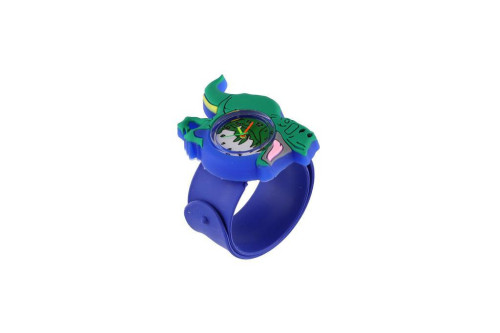 Hodinky detské samonavíjací dinosaurus silikón 22 cm