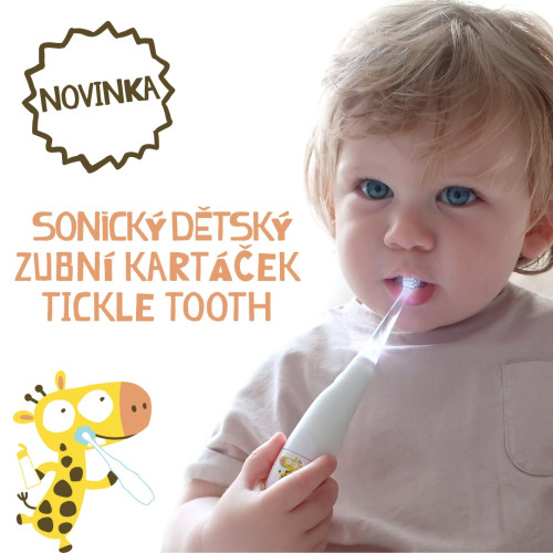 Sonická detská zubná kefka Tickle Tooth Jack N´ Jill (0-3 roky)