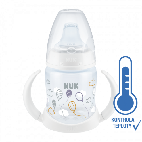 First choice fľaštička na učenie s kontrolou teploty Nuk