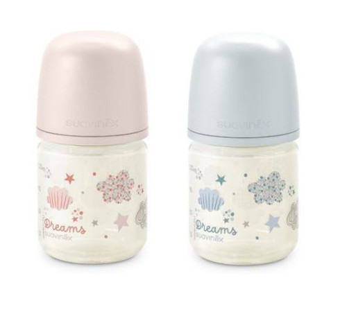 Fľaša sklo Dreams 120 ml fyziologická Sx Pro +0 XS Suavinex