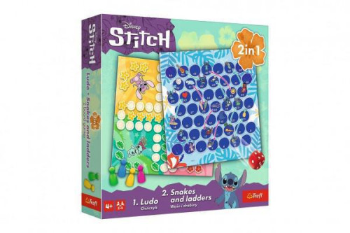 Súbor hier 2v1 Človeče, nehnevaj sa, Hady a rebríky Lilo & Stitch