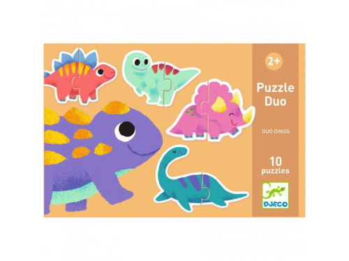 Duo puzzle Dinos Djeco