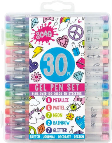 Gélové perá 30 ks
