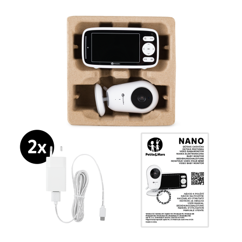 Opatrovateľka detská digitálna Nano 4.0 Petite & Mars