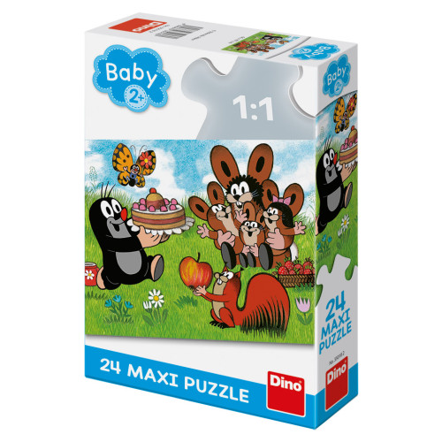 Puzzle maxi Krtko narodeniny 24 dielikov Dino