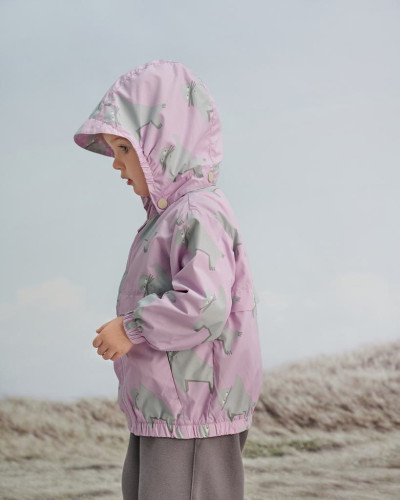 Vetrovka Shells Sea Tot Pink Leokid