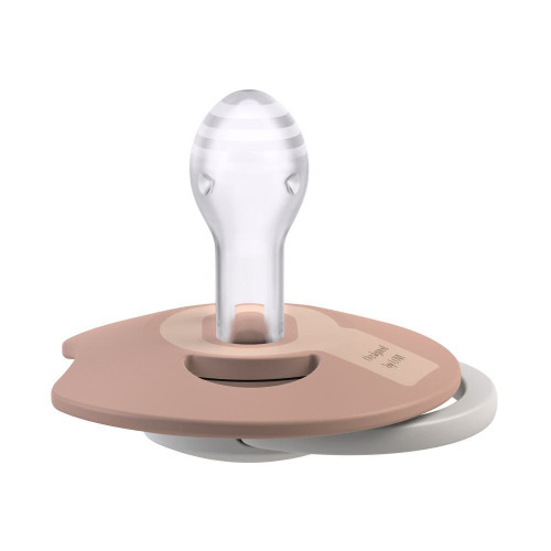 Cumlík svietiaci silikónový dynamický Prime 6-18 m 2 ks Ivory/Blush Lovi