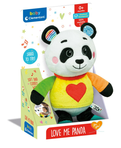 Maznajúca plyšová Panda so zvukmi Clementoni