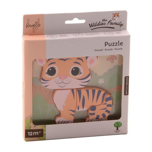 The Wildies Family drevené mini puzzle