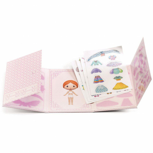 Djeco Tinyly premiestniteľné samolepky - Miss Lilyruby