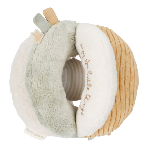Loptička textilná Newborn Naturals Little Dutch