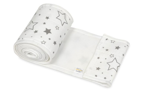 Bavlnený mantinel do postieľky Bump Air Design 180 cm Babymatex