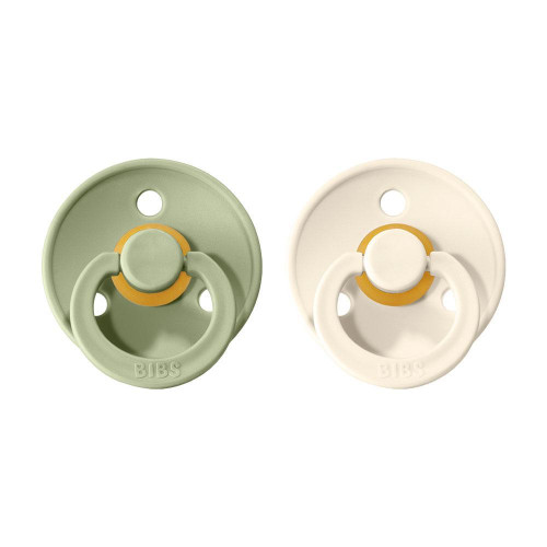 Cumlíky kaučuk 2 ks 0-6 mesiacov Colour Bibs