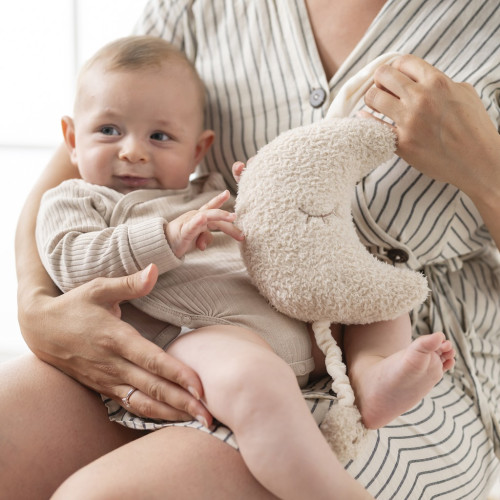 Hračka hudobná Teddy nechtík Nattou 25 cm, 0 m+