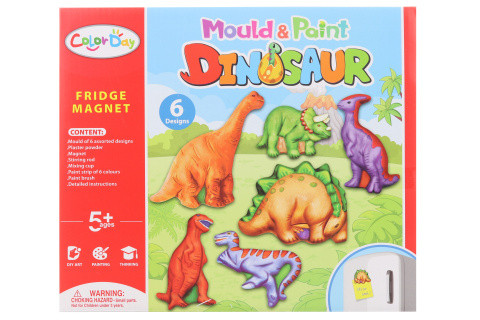 Výroba magnetov - dinosaury