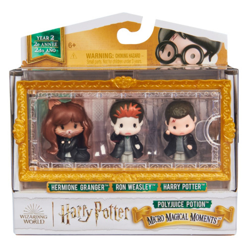 Harry Potter dvojbalenie mini figúrok Harry, Ron a Hermiona