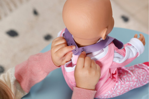 Podbradník s nacvakávacími ozdobami BABY born