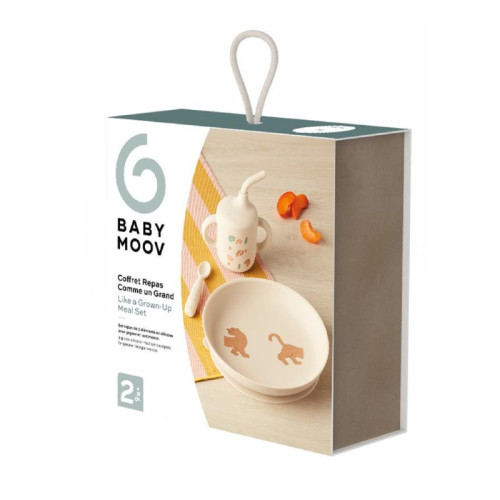 Silikónová jedálenská sada Grown-Up Meal Set Little Babymoov