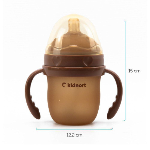 Dojčenská fľaša pre dojčené deti Eple 150 ml 0 - 3 m Kidnort