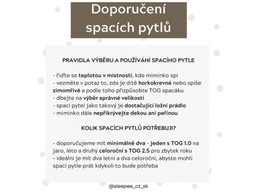 Spací vak Newborn Vintage Sleepee