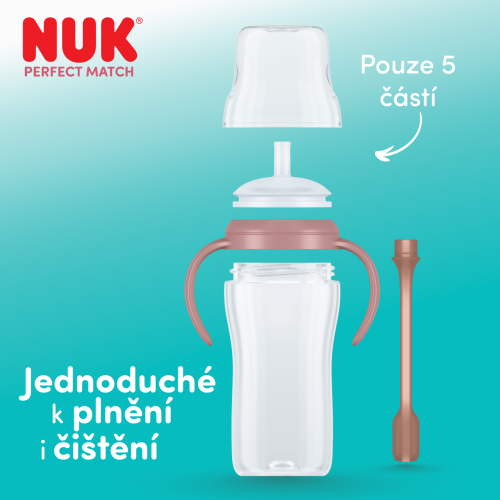 Fľaštička na učenie so slamkou Perfect Match 260 ml Nuk