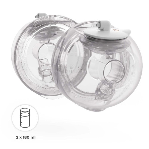 Odsávačka materského mlieka Double Hands-free Gentle Flow Kinderkraft