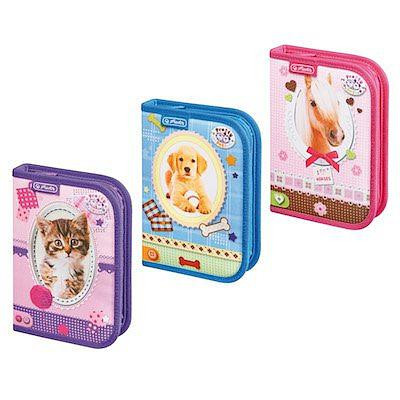 Plný peračník, 1 chlopňa, Pretty Pets Herlitz