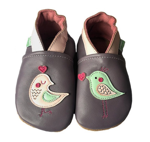 Kožené capáčky Barefoot Veľ. L (12-18 mes.) Hopi Hop