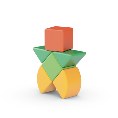 Geomag Magicube Shapes 6 dielikov
