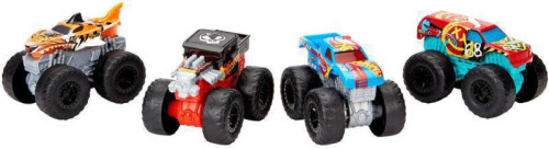 Hot Wheels Monster trucks svietiaci a rámusiaci vrak HDX60