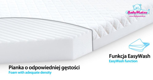 Ortopedický matrac Softi Plus 120 x 60 x 8 cm BabyMatex