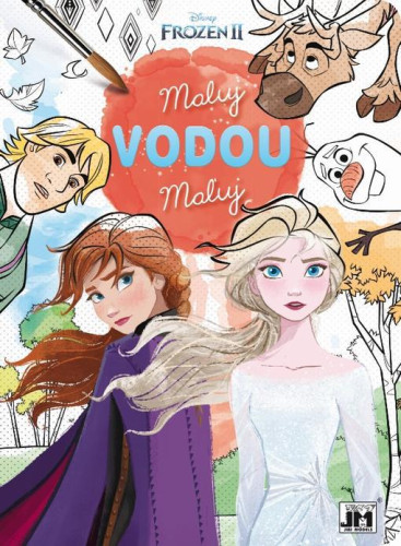 Maľovanky maľuj vodou - Ľadové kráľovstvo 2