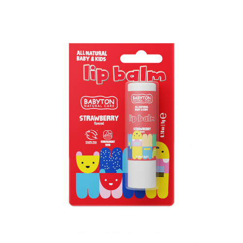 Prírodný balzam na pery Jahoda 5 gr Babyton