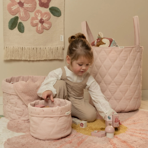 Košík textilný obojstranný veľký Pure Blossom Little Dutch